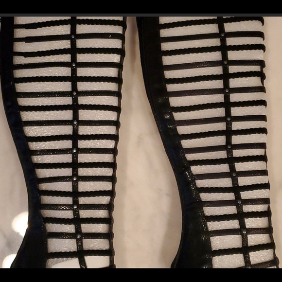 Bamboo women’s black flat sandals size 10 - Picture 8 of 8